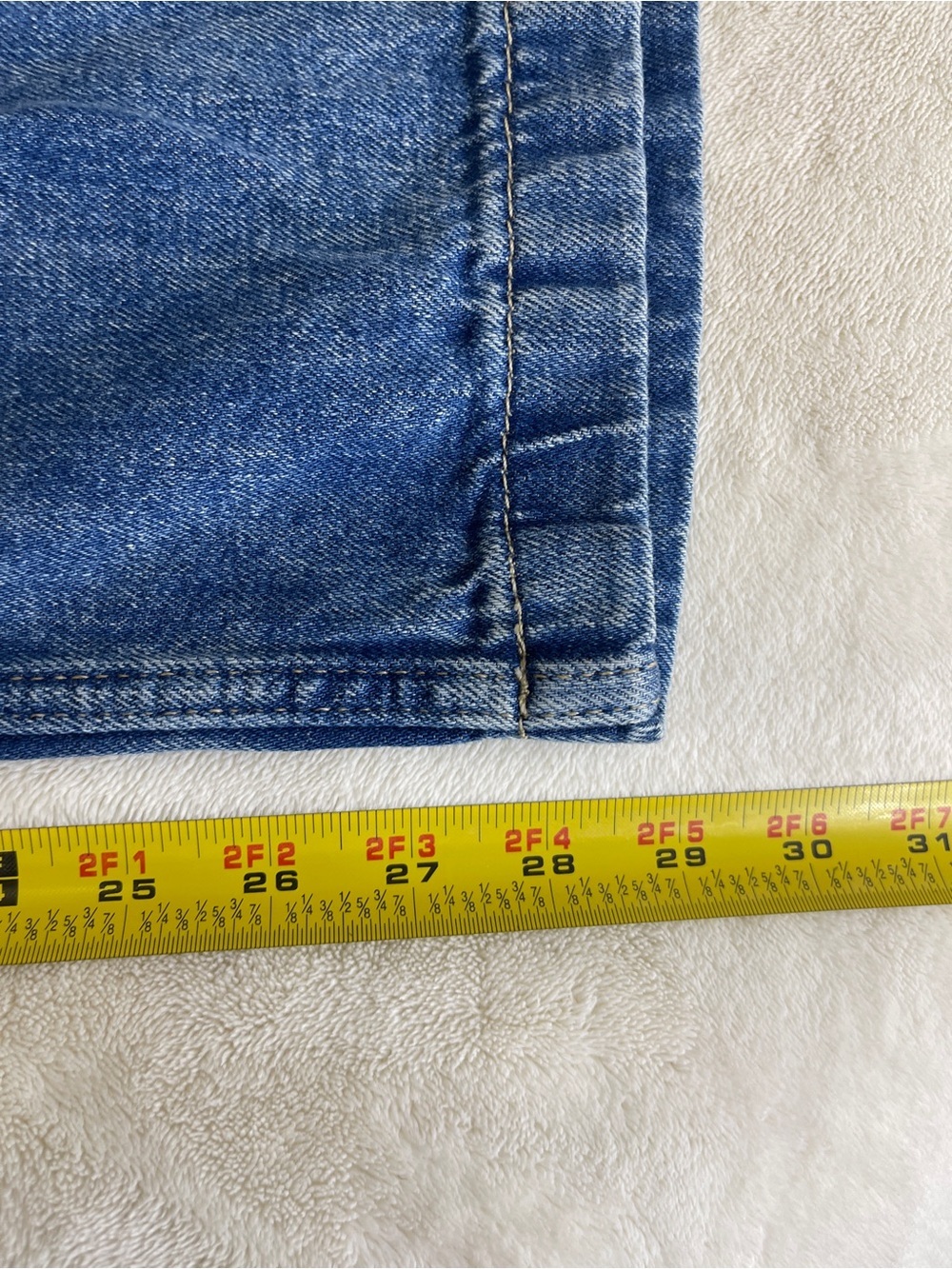 GAP Women's High Rise Wide Leg Cargo Jeans Size
Small Blue Denim Elastic - Picture 11 of 11